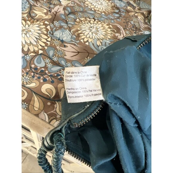 The Sak Blue Leather Shoulder bag, fashion designer bag - Picture 14 of 15